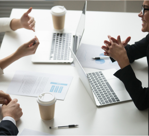 Réunion entre expert-comptable et client